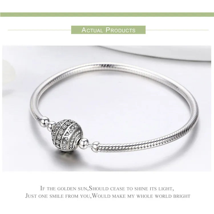 Silver Dazzling Bracelet with CZ