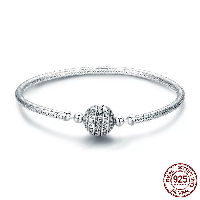 Silver Dazzling Bracelet with CZ