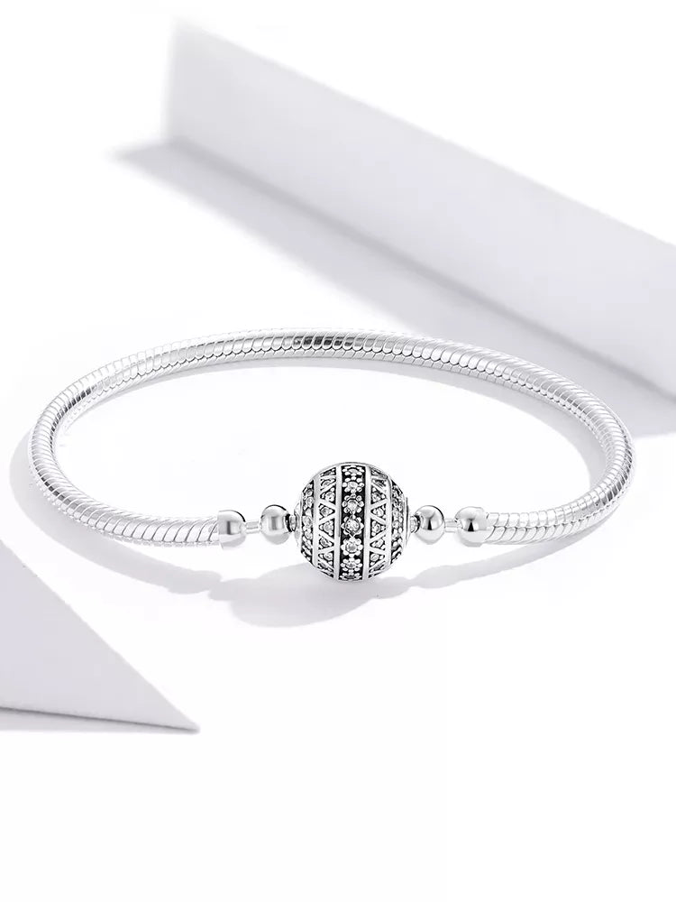 Silver Dazzling Bracelet with CZ