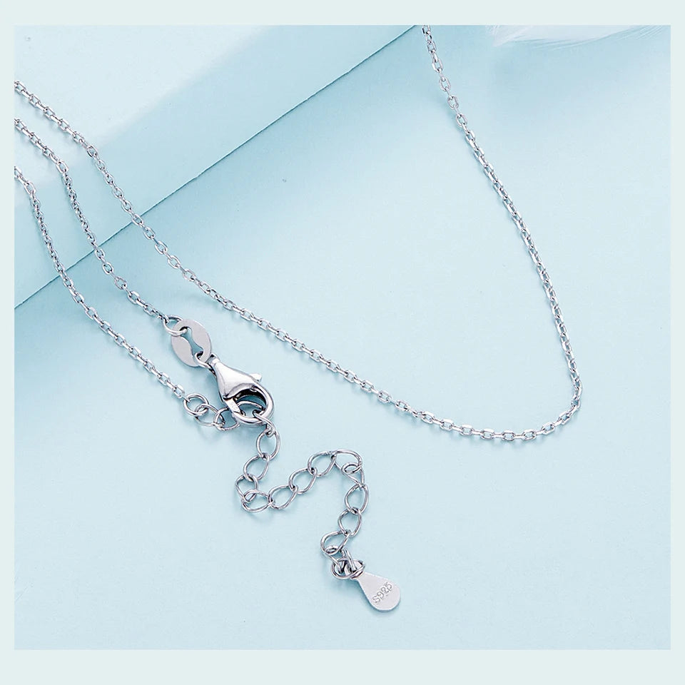 Silver Classic Necklace Lobster Clasp