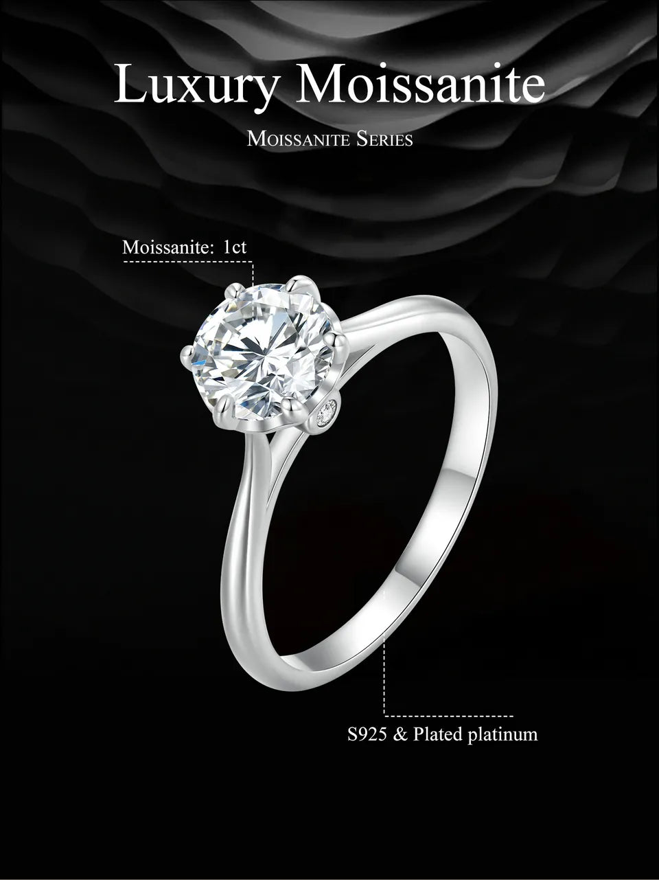 Moissanite Ring