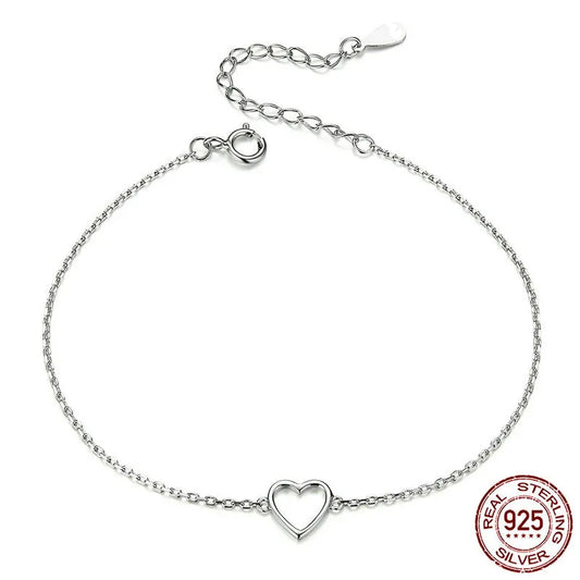 Classic Personalized Heart Bracelet