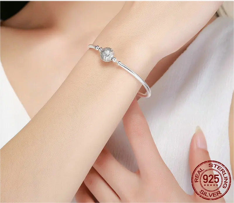 Silver Dazzling Bracelet with CZ